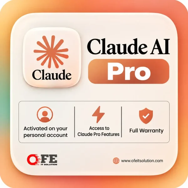 Claude AI Pro Subscription Bangladesh - Pro Features Activated on Your Personal Account